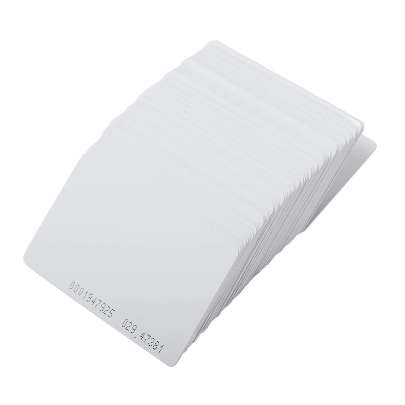 

Hot 3C-50 pieces Intelligent Proximity EM4100 125kHz RFID Proximity Card Entry Empty ID Access