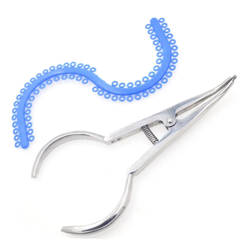 Dental Orthodontic Separator Placing Pliers Elastic Separators Circle