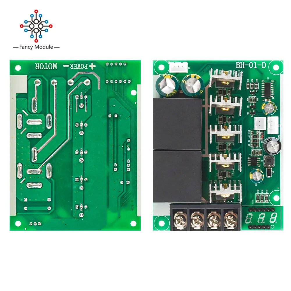Kqiang DC10-55V Motor Speed Controller PWM Regulator Control Switch LED Digital Display