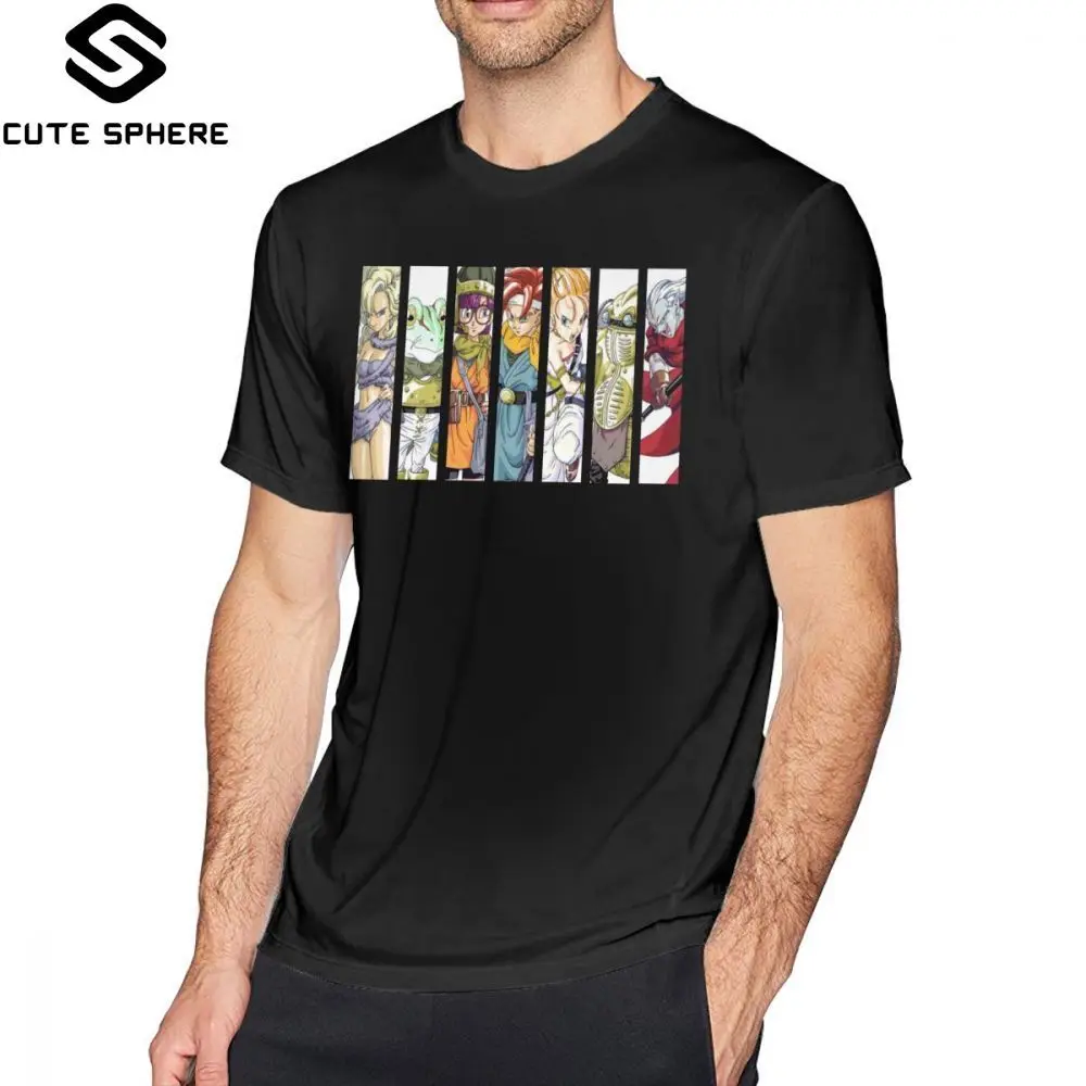 

Chrono Trigger T Shirt Chrono Trigger T-Shirt 100 Percent Cotton Oversized Tee Shirt Print Male Short Sleeve Fun Classic Tshirt