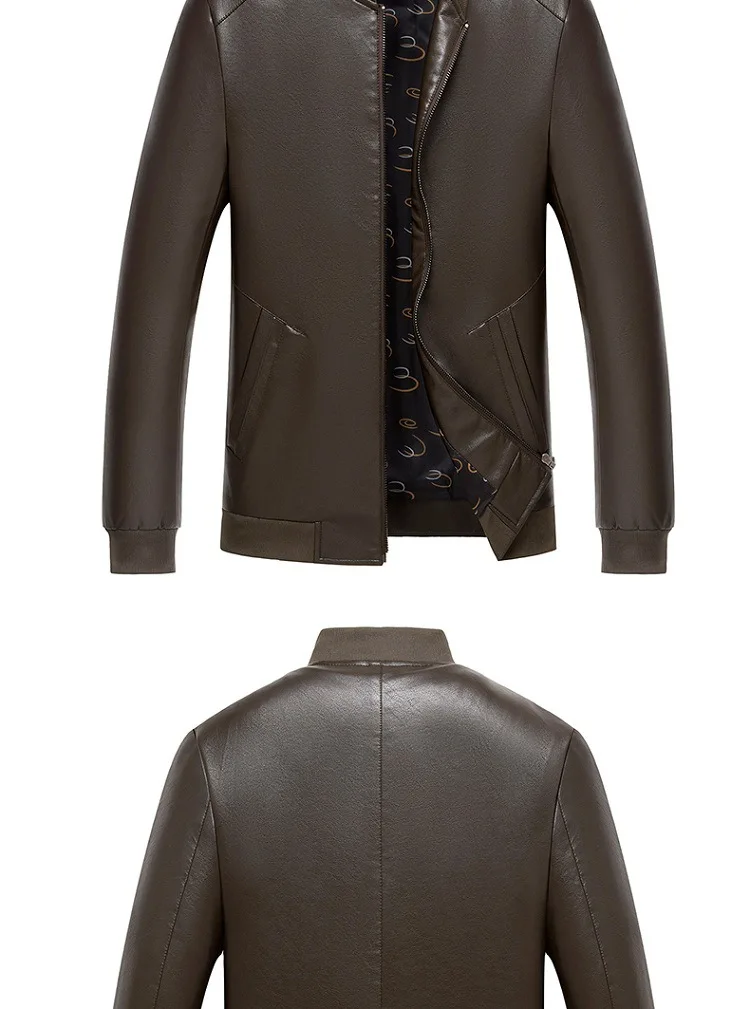 FGKKS мужские деловые Куртки из искусственной кожи, Осенние новые мужские локомотивные кожаные пальто, мужская куртка из искусственной кожи с стоячим воротником