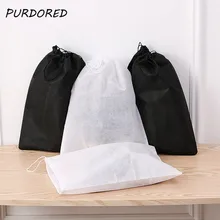 PURDORED 5 шт./компл. из нетканого материала, обуви, сумок и Путешествия сумка для хранения обуви сумка для отдыха на открытом воздухе шнурок сумка карман органайзер чехол матерчатые мешки