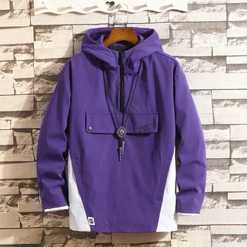 

Zogaa 2019 New Men Tooling Jacket Autumn Male Hip-hop Loose Casual Jacket Korean Version Self-cultivation Student Sports Clothes