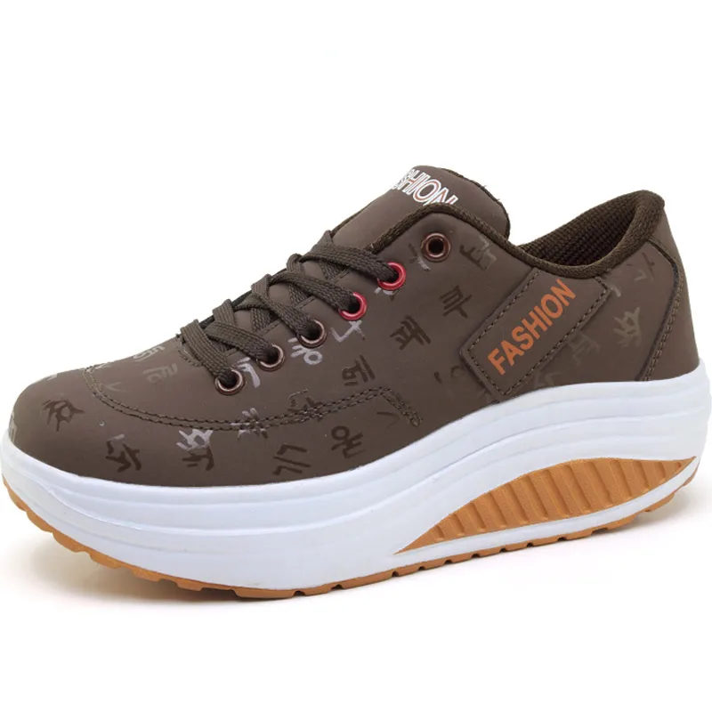Hundunsnake/спортивная обувь на платформе Chaussure Femme Женская кожаная спортивная Летняя
