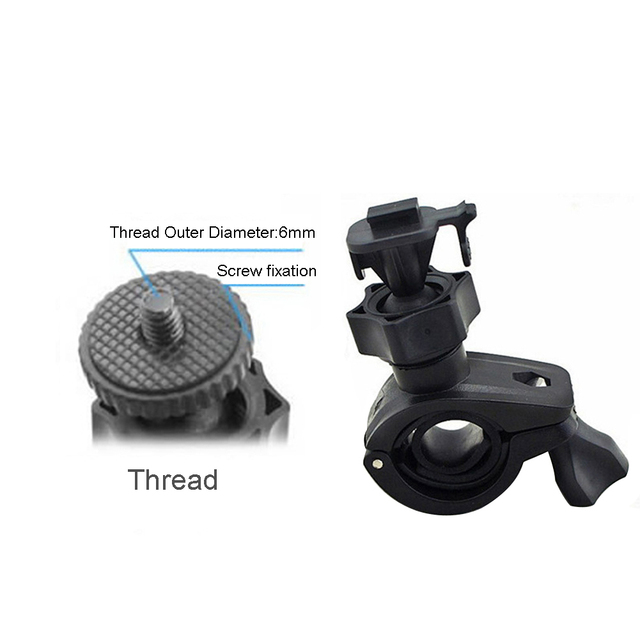 Degree Rotating Mirror DVR Screw Fasten Mount Holder Shockproof Dash Cam Interior Car Rearview Stable Adjustable Support