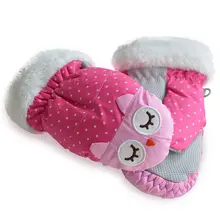 Водонепроницаемые и теплые милые детские лыжные перчатки с подогревом, перчатки для сноуборда, зимние снегоходные перчатки, зимние теплые перчатки