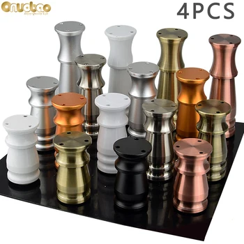 

Onuobao 4pcs Furniture Leg Extra Thick Aluminum Alloy European Sofa Leg With Screw for Sofa Table Cabinet Coffee Desk
