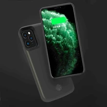 Чехол для зарядного устройства для iPhone 5, 6, 6s, 7, 8 Plus, X, XS, Max, XR, 11 Pro, Max,, чехол для аккумулятора, тонкий, 4000-8000 мА/ч, внешний аккумулятор