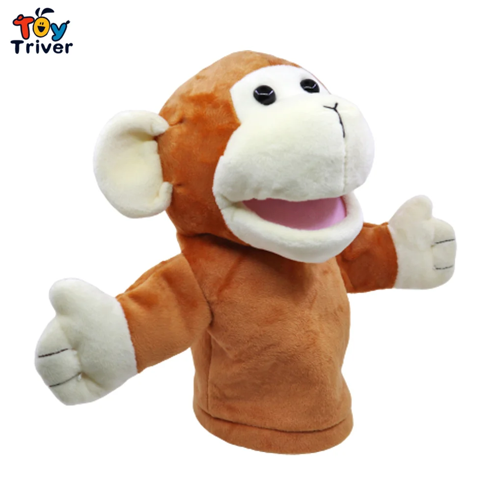 

Kawaii Monkey Hand Puppets Plush Toy Stuffed Doll Baby Kids Children Boys Girls Toys Educational Learning Games Birthday Gift