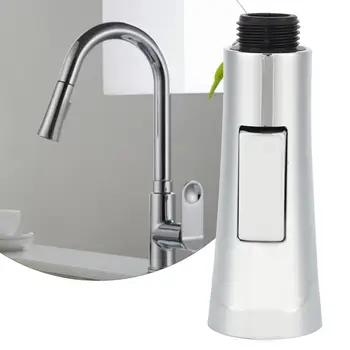 

G1/2 Inch Pull-out Faucet Spray Head Kitchen Bathroom Shower Nozzle Electroplating Shower Faucet