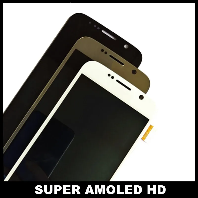 5,1 ''ЖК-дисплей для samsung galaxy S6 G920 G920F G920FD G920A G920I ЖК-дисплей с кодирующий преобразователь сенсорного экрана в сборе Замена