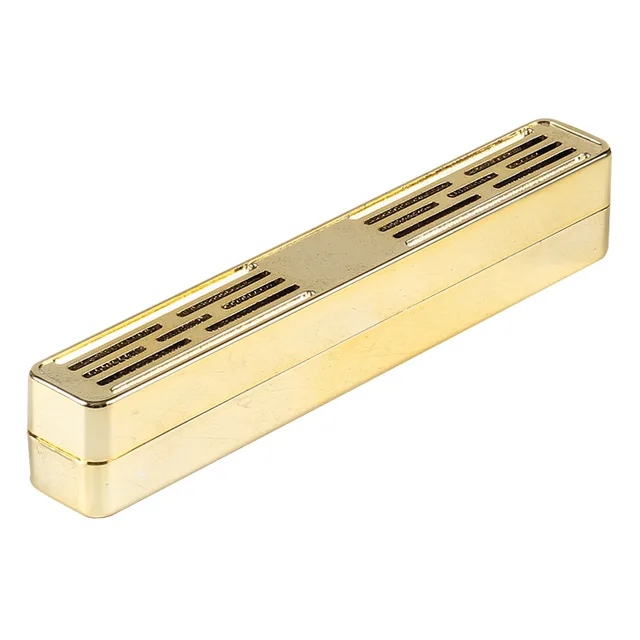 1pc Rectangular Humidor Smoking Cigar Humidor Humidifier Bar-type Tobacco Gadget for Cigar-mate golden
