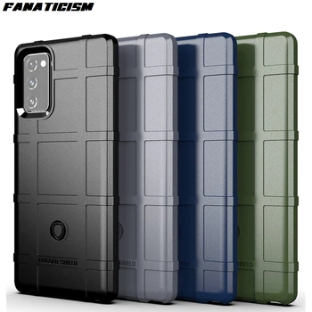 Günstige 300pcs Hohe Qualität Robuste Schild Rüstung Fall Für Samsung Galaxy Note20 Hinweis 20 Ultra Fall Dicken Fest Taktische Gummi Zurück Abdeckung