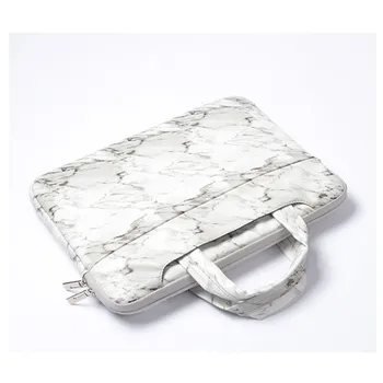 

Laptop Sleeve Bag For Samsung Galaxy Tab S7 PLUS 12.4 2020 T970 T975 Tablet Notebook Marble Pattern Handbag For Ipad Pro 12.9
