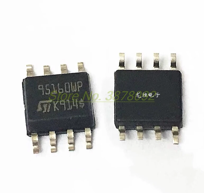 10 шт./лот M95160-WMN6TP 95160 95160WP 95160P 95160WQ последовательный чип памяти EEPROM для
