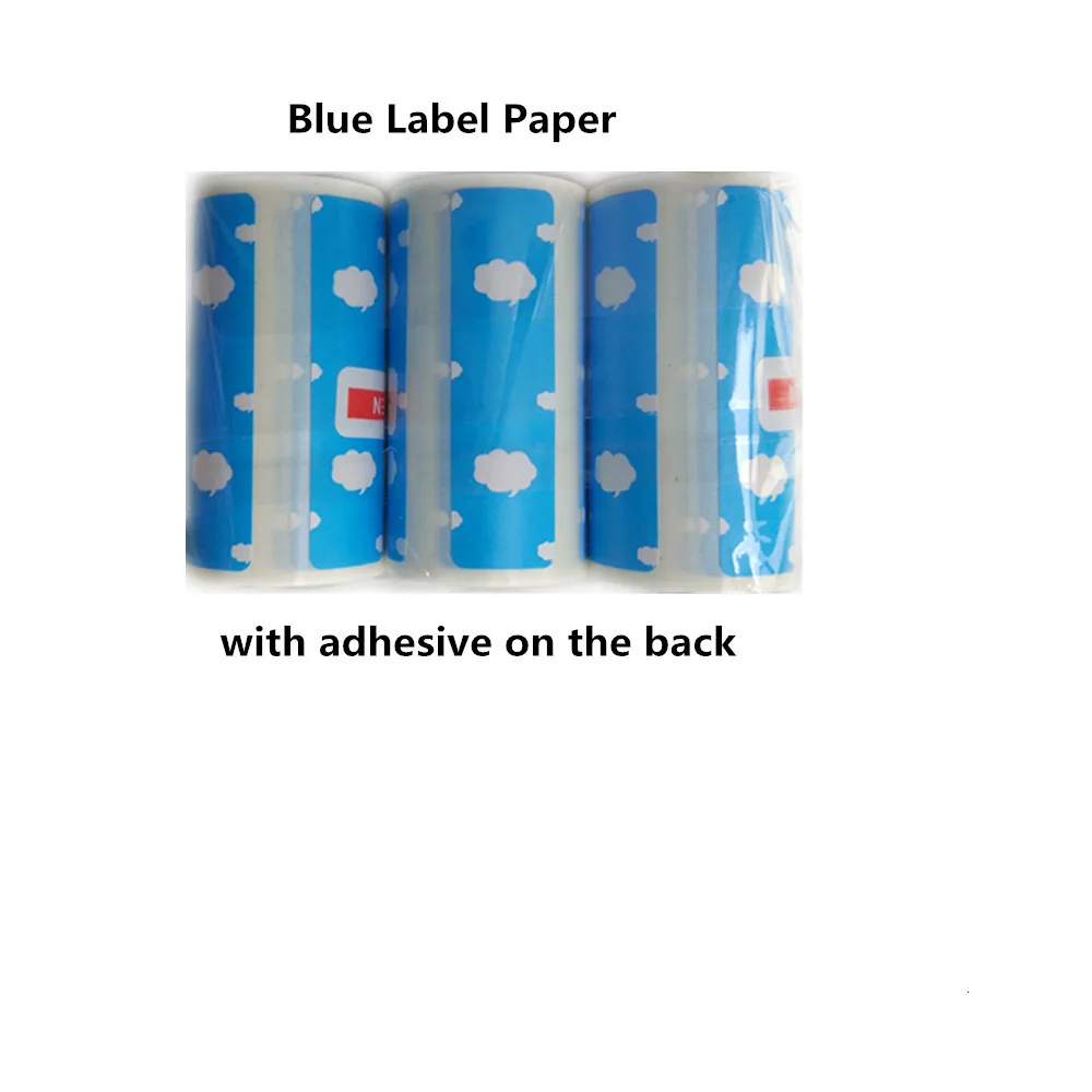 GOOJPRT 57x30mm Self-adhesive Thermal Photo Paper Receipt Label Sticker Paper for 58mm A6 Peripage Pocket Photo Printers