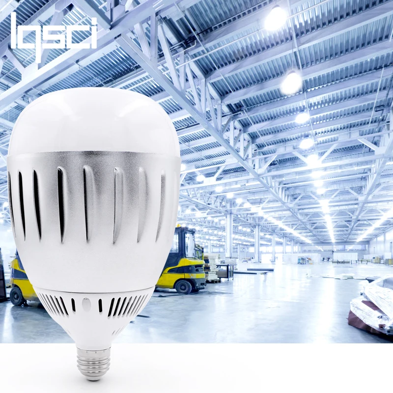 

E27 High brightness 100W LED Bulb Lamp AC 220V 10000Lm Fan cooling Indoor parking lot, supermarket, warehouse LED miner light