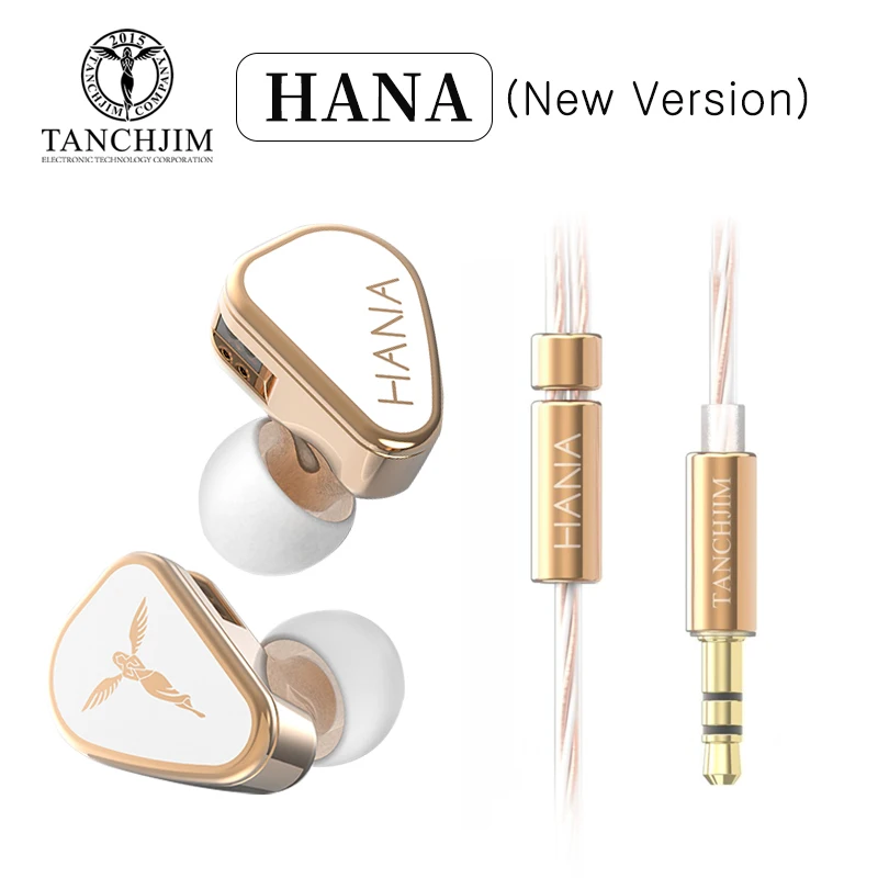 Динамические наушники Tanchjim HANA новая версия 2021 Hi-Fi наушники-вкладыши гарнитура New