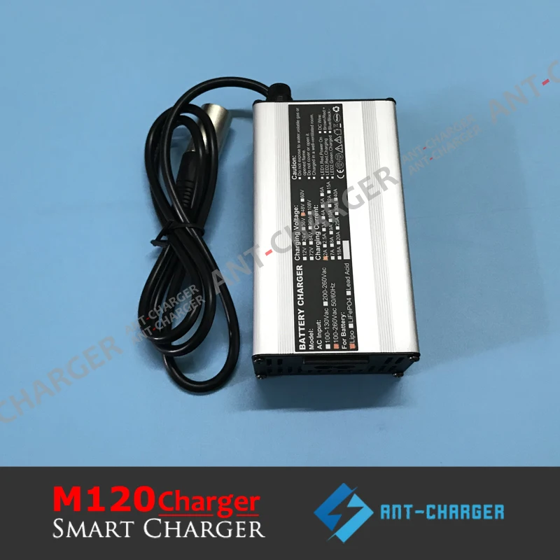 10.95V 6A Smart Charger for 9V9.6V 3s 3V3.2V LiFePO4 Battery Pack Aluminum Alloy Shell 100-240Vac Input (4)