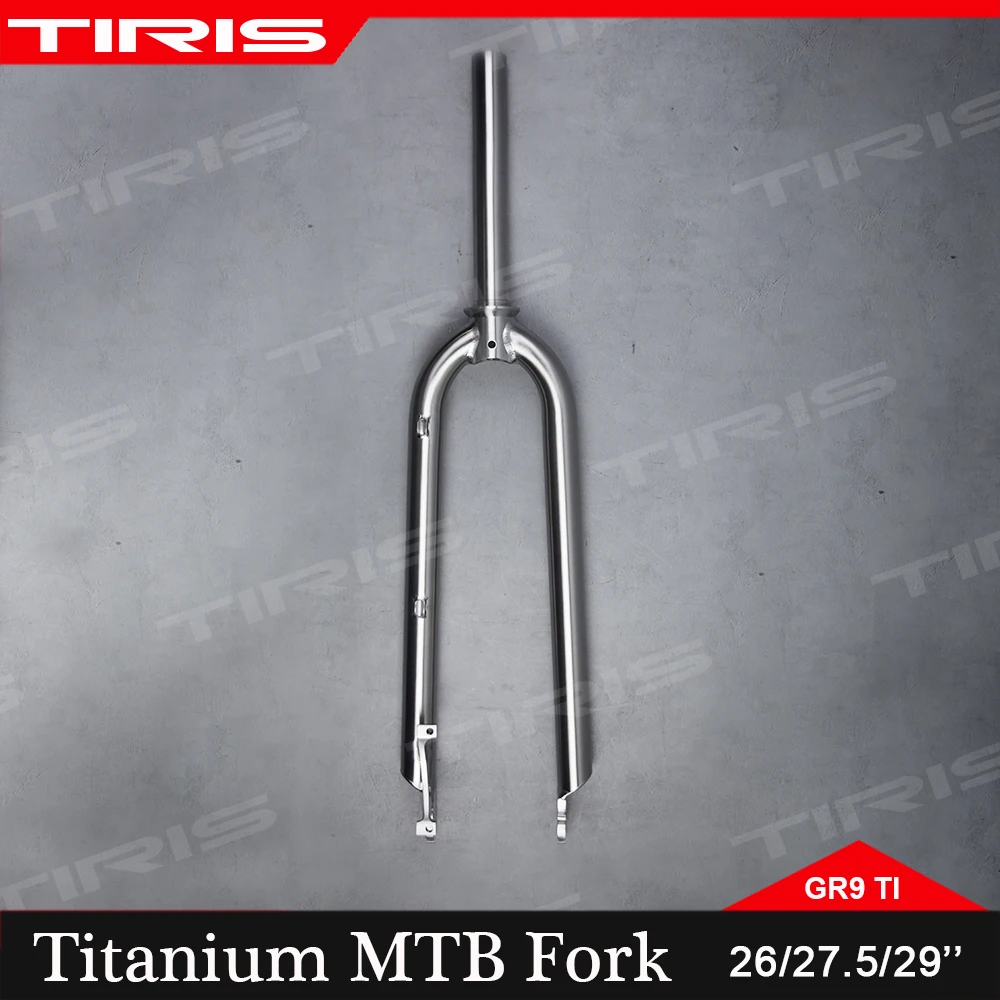 

TIRIS Titanium Mtb 29 Fork Mountain Touring Gravel Road Bike Accessories Bicycle Boost Parts Cstom