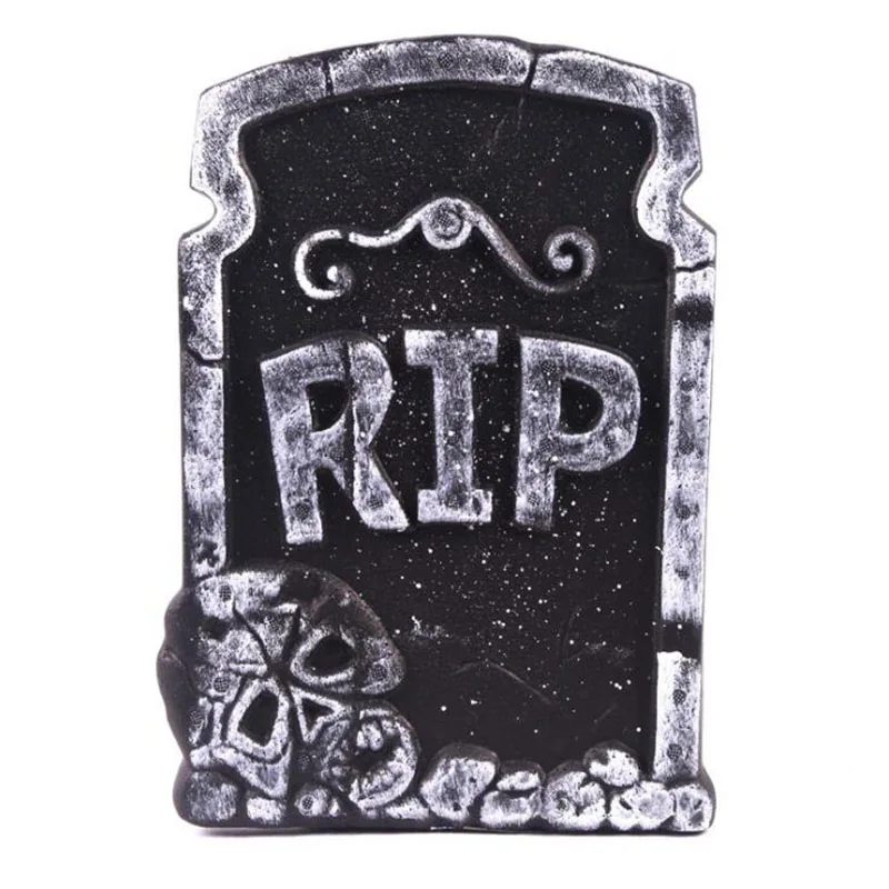 Cosplay&ware Halloween Foam Tombstone Decoration Haunted Rip Stone Grisly Party Skeleton Yard -Cosplayware Store H1b706d2d63dd4f9a97af84cb8fb38722e.jpg