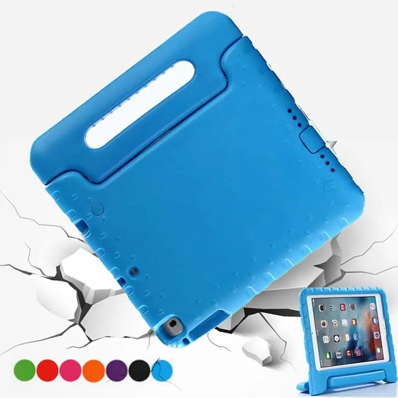 

For Ipad 2018 Case Kids Eva 9.7 Inch Hand-held ShockProof EVA Cover Handle Stand for Ipad 6th Generation Case for IPad Air 1 2