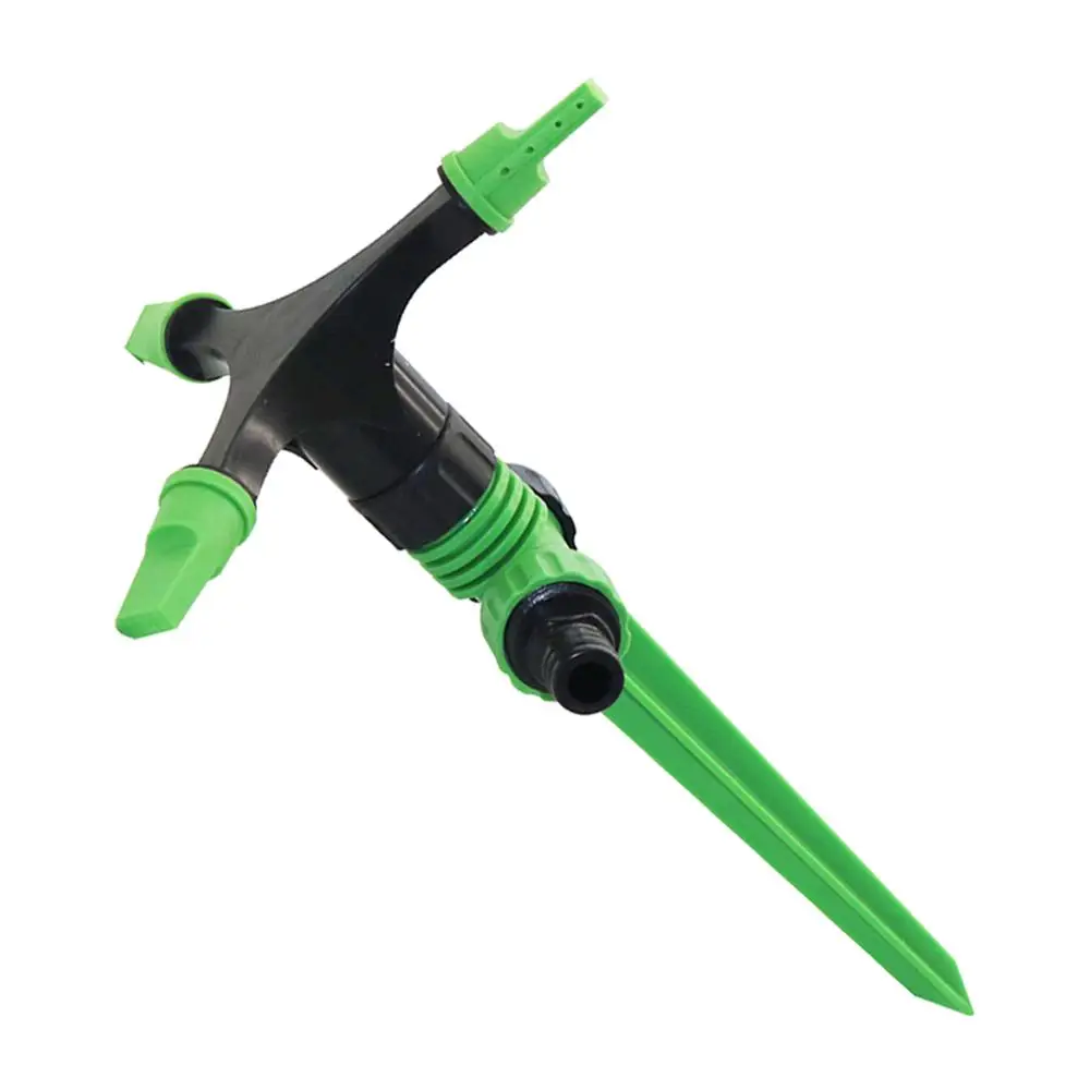 360 Degree Spiked Rotating Sprinklers Three arm Automatic Rotaty