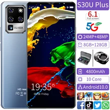 Téléphone portable X60 Pro +, Version globale, réseaux 5G, 5200mah, caméra arrière 32mp HD, 8 go + 256 go, 6.1, Android 10.0