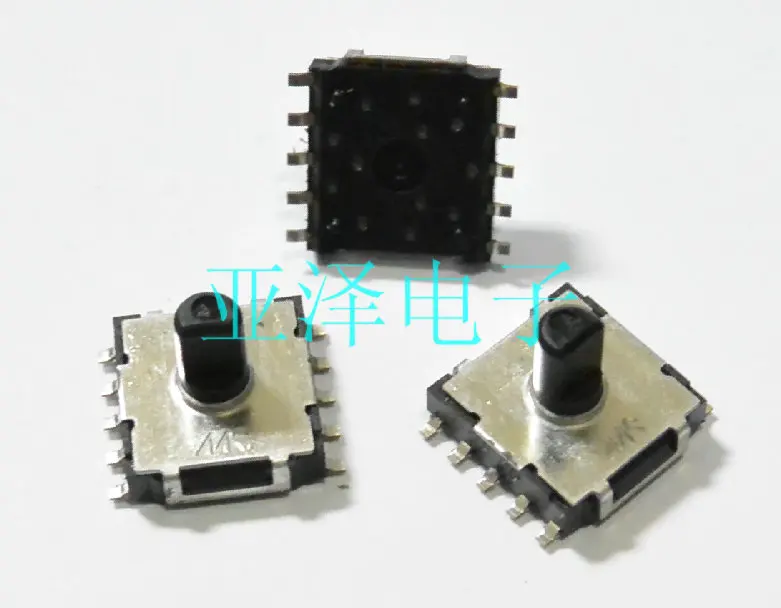 3 шт. импортный поворотный Dip-переключатель 12x12 SMD 9 позиций 10-контактный