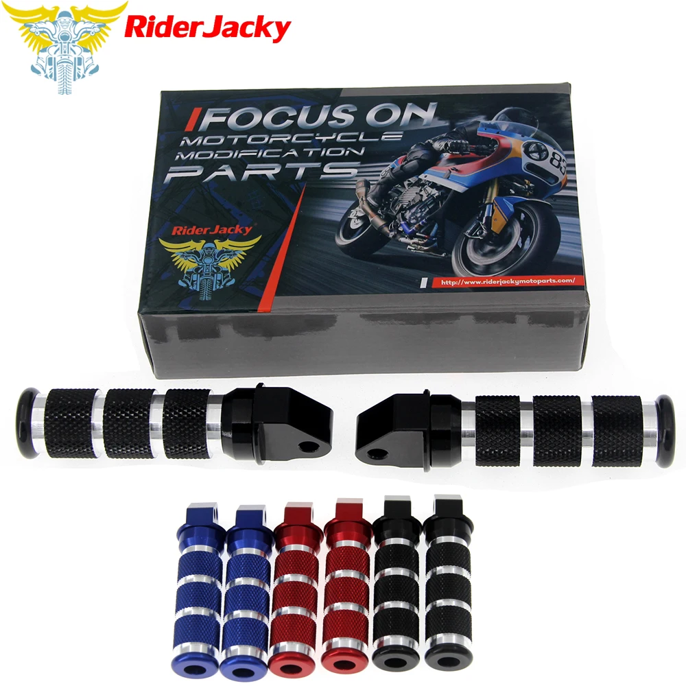 RiderJacky Круглые задние откидные ножки для ног Задние стойки Подножки Для Suzuki GSXR600
