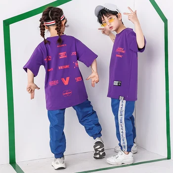 

pally elves 2020 Summer Clothing Unisex Dancewear Fashion Ribbon T-shirt Elastic Waist Pants