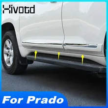 Hivotd Tür Side Trim Styling Auto Änderung Anti-kollision Moulding Schutz Teil Für Land Cruiser Prado 150 2018 2019 2020