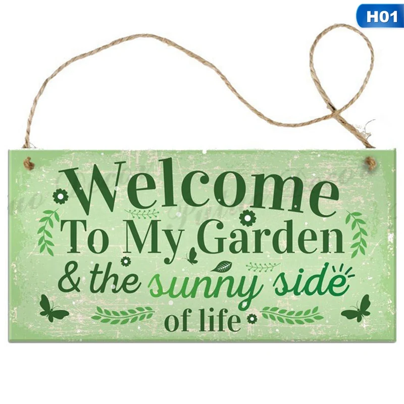 Садовая табличка летний знак на дом сад сарай дружба мама Нань Мемориал деревянная дверь подвесная табличка портативный винтажный подарок