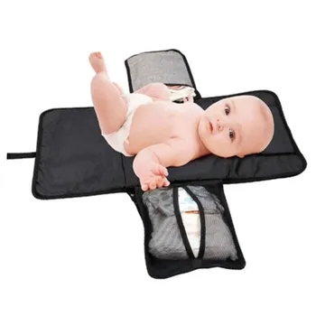 

Portable Baby Changing Mat Newborn Waterproof Folding Diaper Travel Changing Pad Multifunction Bag Storage Pads