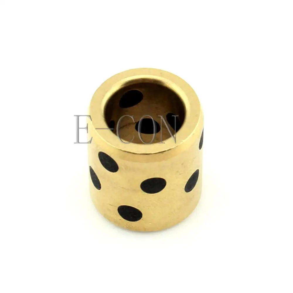 

1PCS JDB Oilless Graphite Lubricating Brass Bearing Bushing Sleeve 6x10x20mm