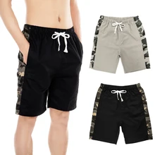 Летние мужские повседневные спортивные шорты высокого качества, дышащие быстросохнущие шорты с карманами, большие размеры, мужские пляжные шорты