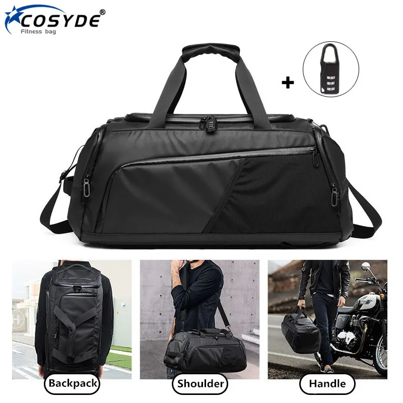 Buy Black Customized Gym Bag Combo for Men ll Gym Bag Bottle Combo ll Gym  Bag with Shoe Compartment Gym & Fitness Kit | yourPrint