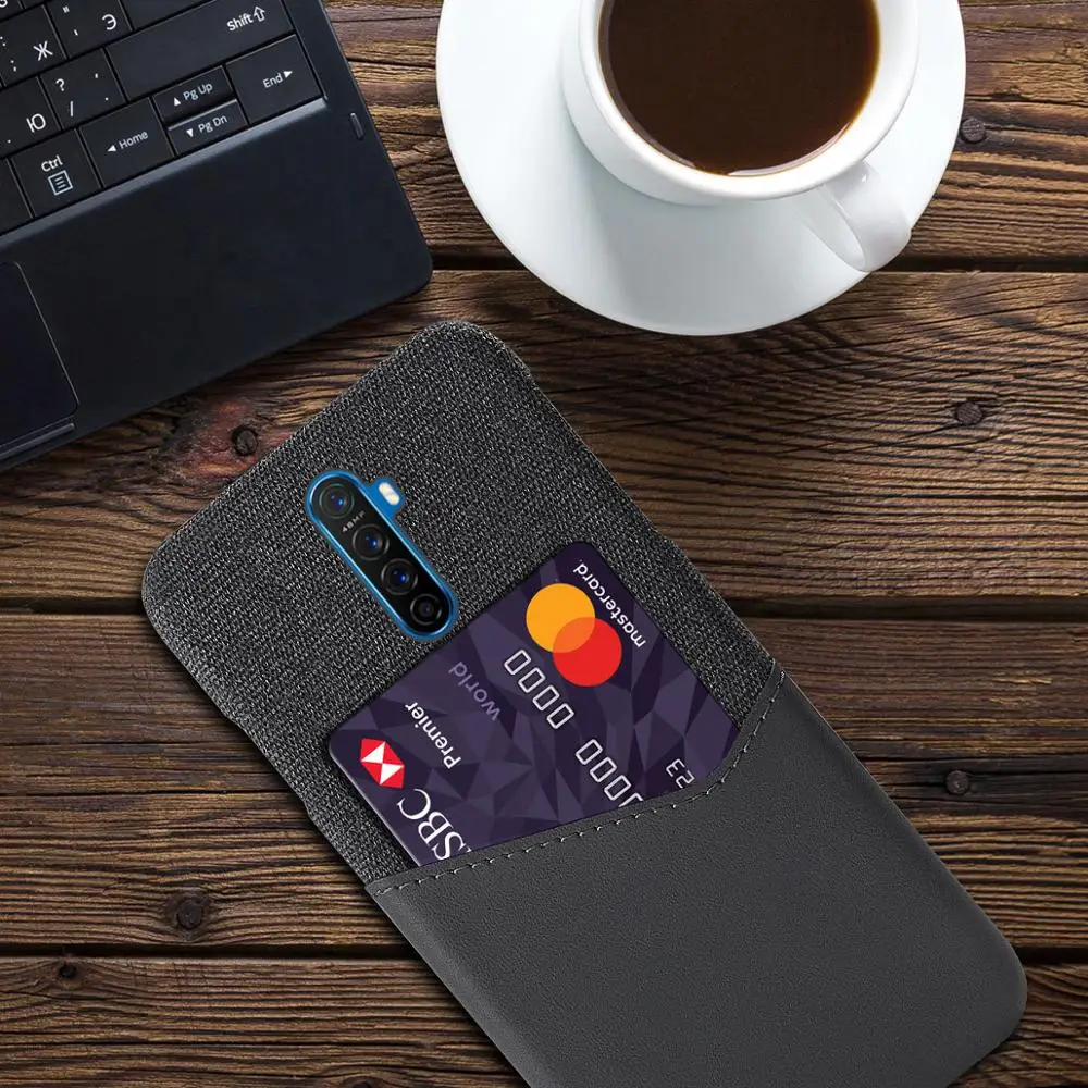 Чехол Mofi Realme X2 Pro для Oppo Realme X2Pro, чехол на заднюю панель, жесткий кошелек для карт, карман, защита, Real Me X2 Pro, перчатка, чехол