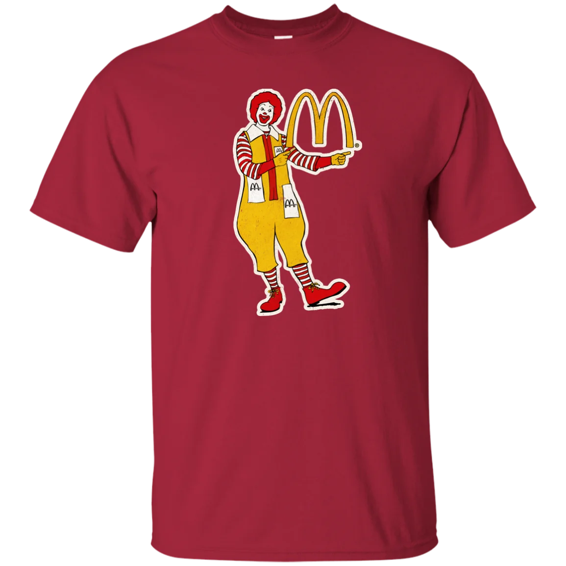 Ronald McDonald McDonalds Happy Meal клоун фастфуд футболка|Футболки| |