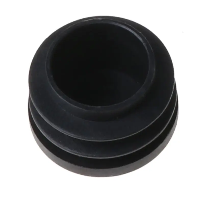 заглушка для труб кругл. заглушка ножка пласт. ножка заглушка для трубы. колпачок для трубы 24 мм. заглушка наружная пластиковая черная на стальную трубу b 22 мм 392603.