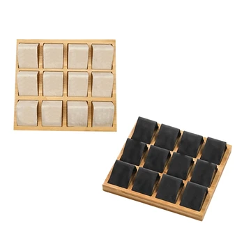 

Bamboo Wood Earrings Display Plate Earrings Display Rack Earrings Storage Shelf Earrings Earrings Jewelry Finishing Display Disp