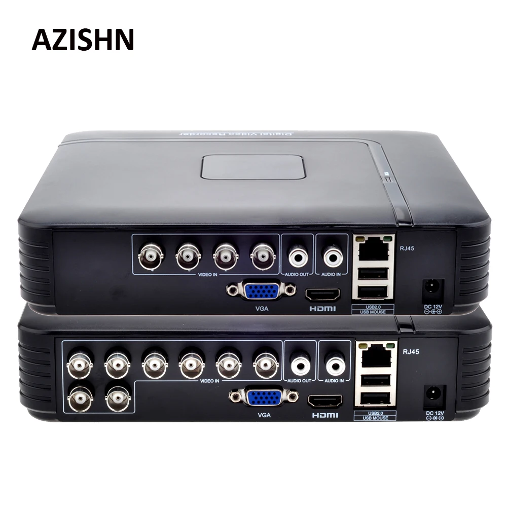 AHD 1080N 4CH 8CH CCTV DVR Mini DVR 5 en 1 para Kit CCTV VGA HDMI sistema de seguridad Mini NVR para cámara IP 1080P Onvif, DVR PTZ H.264
