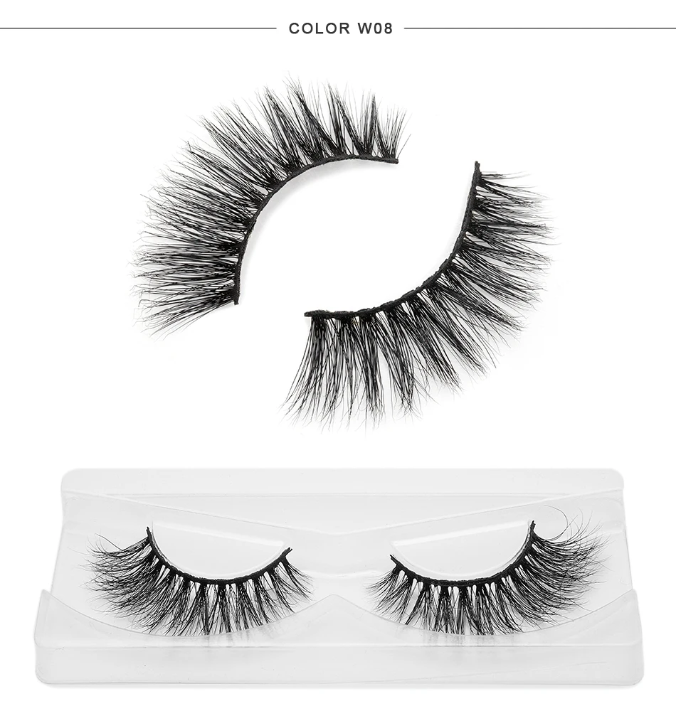 SEXYSHEEP Mink Lashes 3D Mink Eyelashes Cruelty free Lashes Handmade Reusable Natural Eyelashes Popular False Lashes Makeup