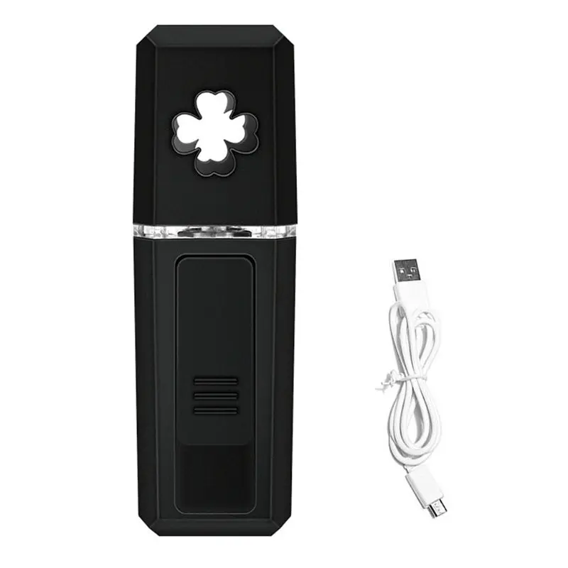 Темно-серый 1 шт. USB портативный нано-распылитель тумана для лица, распылитель для тела, увлажнение парохода, уход за кожей, мини-спрей для лица, инструменты для красоты Devi - Цвет: Темно-серый