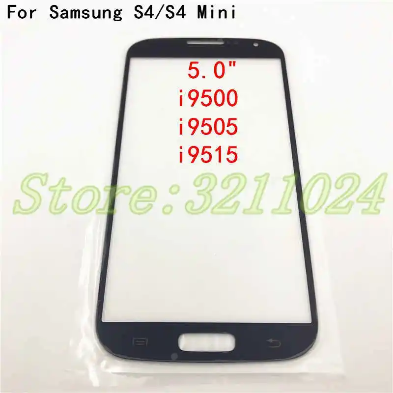 Панель сенсорного экрана для Samsung Galaxy S4 / Mini i9500 i9505 i9190 i9195 Передняя внешняя