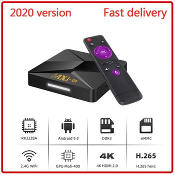 

Newest version MX1-SE Smart TV Box Android 9.0 8GB/16GB 4K Youtube Media player Set top box PK X96Q T95 H96 MAX Android tv box