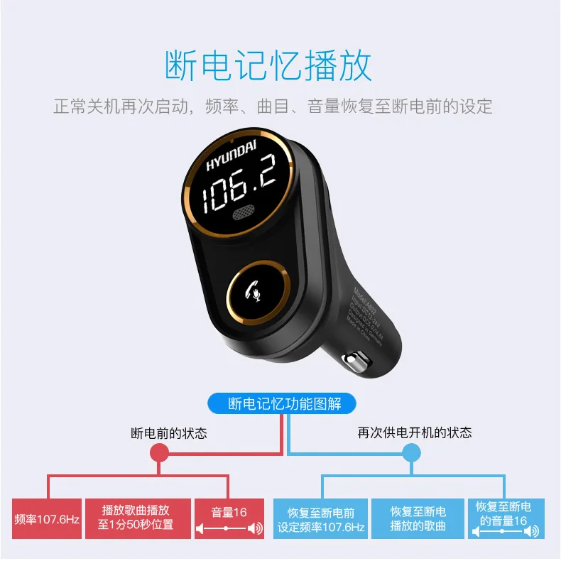 Современный автомобильный MP3-плеер Автомобильное USB зарядное устройство bluetooth-приемник автомобильный прикуриватель Bluetooth MP3