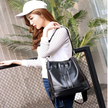 

Celebrity Backpack 2020 New Korean College Style Backpack Leather Women's Bag Casual Backpack mini backpack
