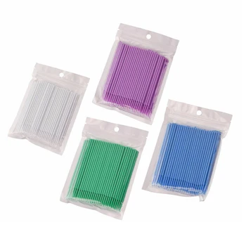 

400pcs/set Micro Collapsible Dental Disposable Applicator Brush 1.2/1.5/2/2.5mm Bendable Disposable Micro Applicator Brush