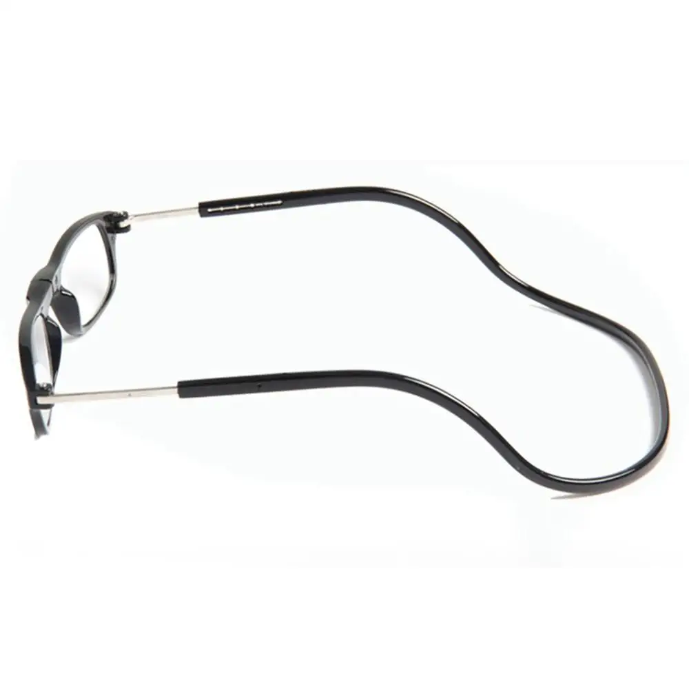 Модные магнитные очки складные Висячие шеи очки для чтения HD смола линзы диоптрий+ 1,0/+ 1,5/+ 2,0/+ 2,5/+ 3,0/+ 3,5/+ 4 унисекс порта